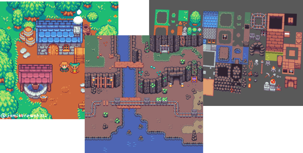 Top game assets tagged Pixel Art and pokemon 